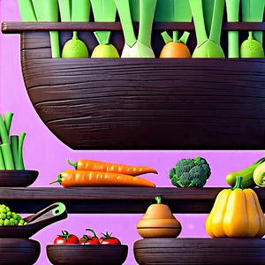 Lifestyle Concept Art: Farm-to-table meal prepared with organic components