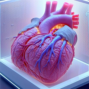 A Close-up Of A Heart, Showcasing Its Intricate Details
