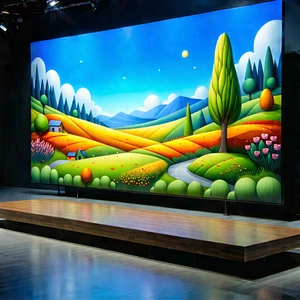 Entertainment Technology In Manufacturing Facility With Large Painting