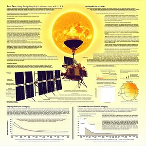 The Image Is A Poster That Features A Solar System Model