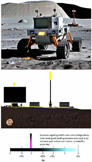 A Robotic Vehicle, Possibly A Rover, Driving On A Dirt Surface