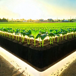 Agricultural Technology In Modern Laboratory With Large Field