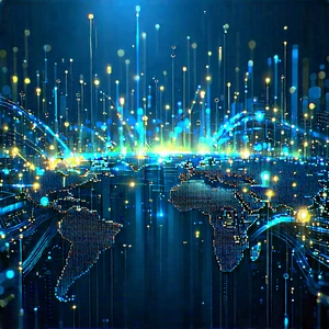 Big Data Visualization With Blue White