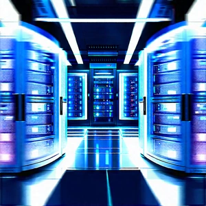 Futuristic Server Room With Image, There