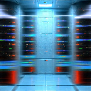 Futuristic Server Room With Image, There