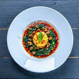 Lifestyle Product Photography: Plant-based Dish Prepared With (vibrant:1.12) Colors With White Plate