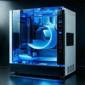Innovative Smart Appliance Design With Computer Shown
