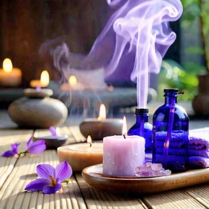Lifestyle Commercial Photography: Wellness scene with aromatherapy