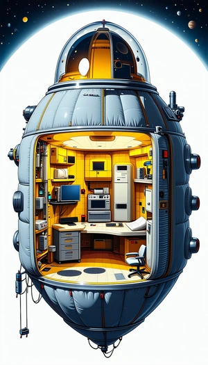 In The Image, There Is A Large, Open Space With A Variety Of Objects Inside