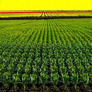 Agricultural Technology In Design Studio With Large Field