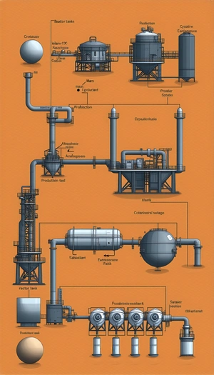 A Large Diagram Is Displayed On An Orange Background