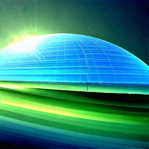 Innovative Renewable Energy Design With Large, Blue