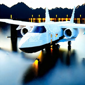 Aerospace Technology In (design:1.42) Studio With White Airplane