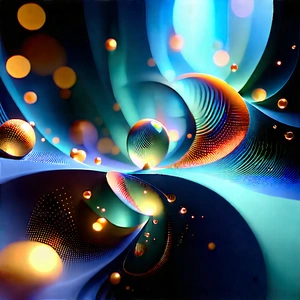 Machine Learning Visualization With Colorful Abstract