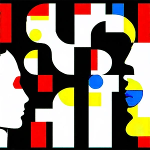 Abstract Bauhaus Style: Conceptual representation of diversity