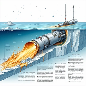 colorful detailed illustration submarine
