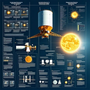 A Large Poster Is Displayed, Showing A Detailed Diagram Of A Space Shuttle