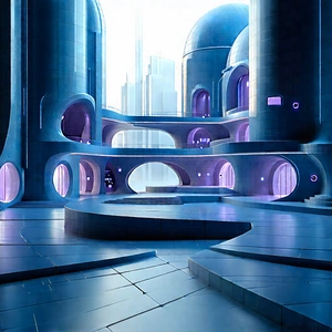 (futuristic:1.13) innovation hub