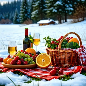 Lifestyle Macro Photography: Summer Picnic During Winter With Image, There
