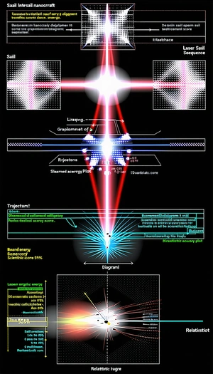 The Image Is A Black And White Diagram Of A Laser Beam