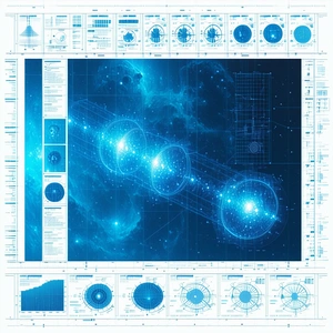 blue white illustration spacecraft