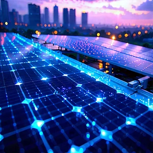 Innovative Renewable Energy (design:1.15) With Large Solar