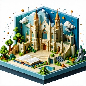 Educational Technology In Design Studio With Large, Intricately