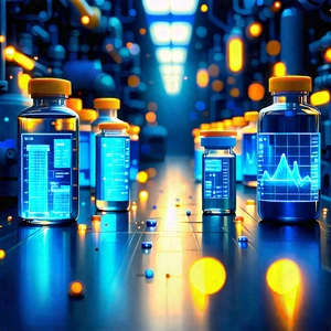 Healthcare Technology In Manufacturing Facility With Image, There