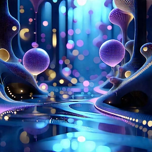 Futuristic Tech Startup Office With Image, There