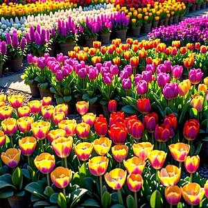 Lifestyle Unreal Engine: Spring Gardening During Summer With Beautiful Garden