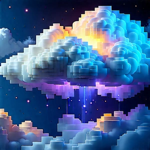 Cloud Computing Visualization With Image, There