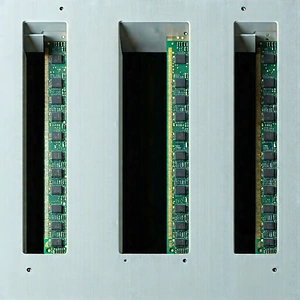 Tech Architectural Photography: Close-up of memory module