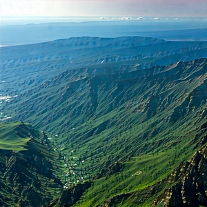 Nature Commercial Photography: Aerial View Of Mountain Range With Breathtaking View