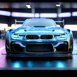 Automotive technology in (design:1.22) studio