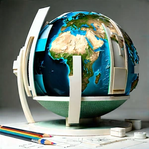 Educational Technology In Design Studio With Large, Three-dimensional