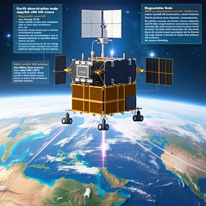 diagram spacecraft, likely satellite
