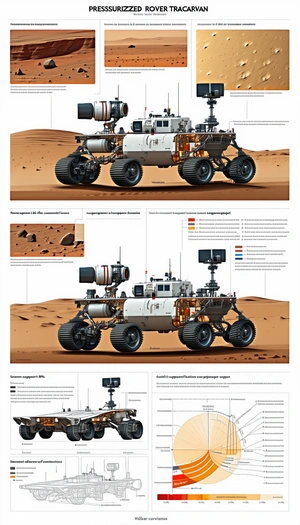 poster that showcases rover vehicle