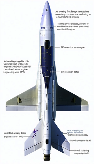A White Airplane Is Shown From The Front, With A Detailed Diagram Of Its Parts