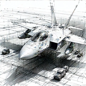 Aerospace Technology In Field Deployment With Image, There