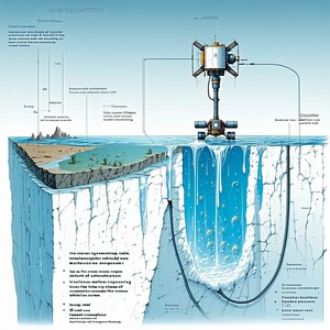 The Image Is A Diagram Of A Submarine, Showing Its Various Components And Functions