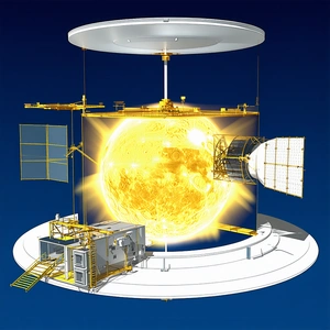 A Large, Round, White Structure Is Shown In The Image