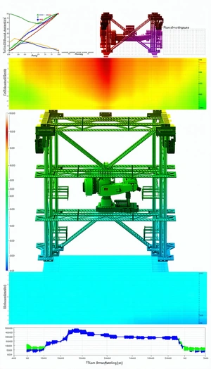 A Large Green Machine Is Shown In A 3d Image