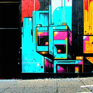 Urban Stock Photography: Urban street art viewing scene