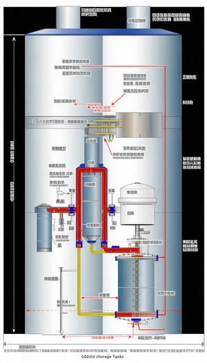 A Large Industrial Machine With A Lot Of Pipes And Tubes