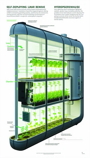 A Large, Well-lit Greenhouse Filled With Various Plants