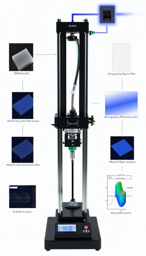 The Image Is A Diagram Showing The Process Of Making A Fiber
