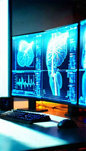 Healthcare technology in tech office