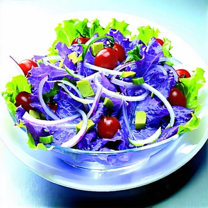 Lifestyle Professional Photography: Fresh salad prepared with artistic presentation