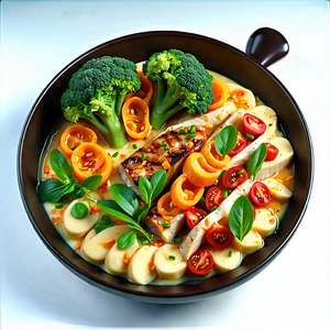 Lifestyle Cinema 4d: Healthy Meal Prepared With Artistic Presentation With Bowl Filled