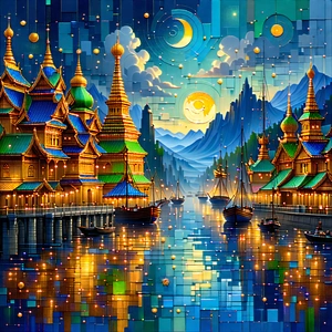Tech Oil Painting: Big Data Visualization With Painting, There
